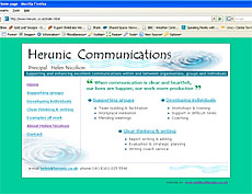 Herunic Communications Website