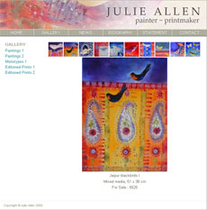 Julie Allen Painter and Printmaker