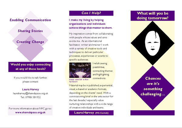 Leaflet design page 1