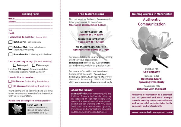 promotional leaflet