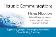 Herunic Communications card