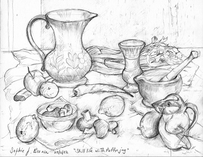 Still Life with Puffin Jug