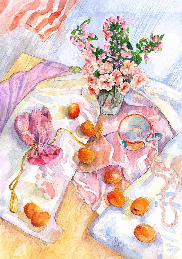 Apricots and Carnations