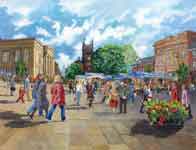 Market Day in Macclesfield