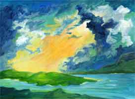 When dark clouds come, lets follow the sun